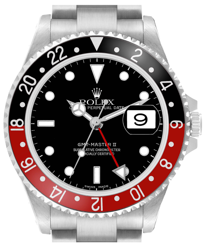 Red and Black Rolex GMT master style