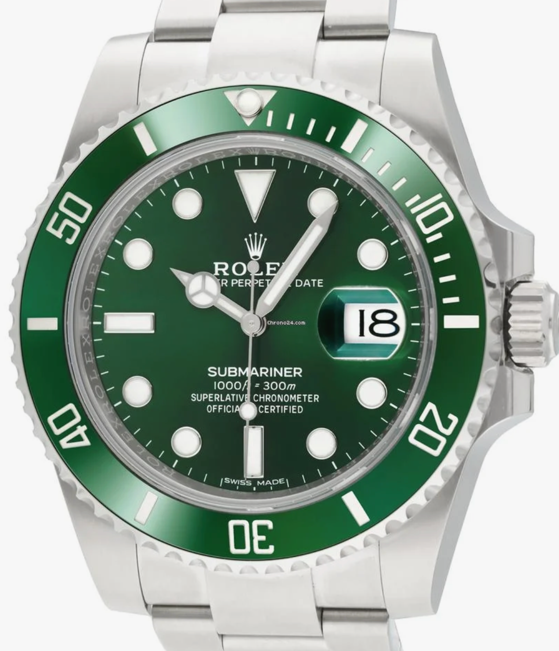 all green Rolex GMT master