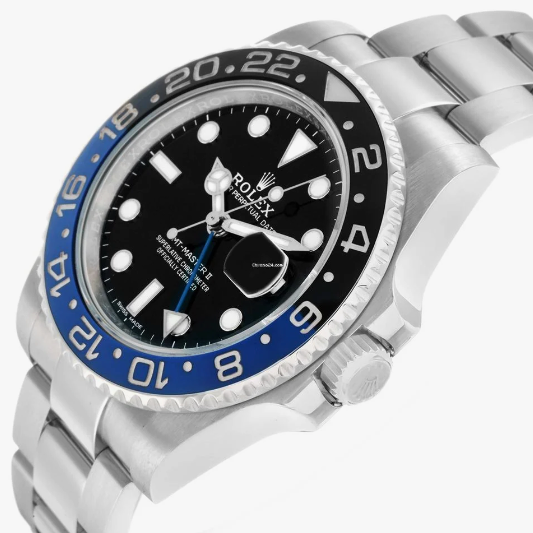 Batman style GMT master rolex
