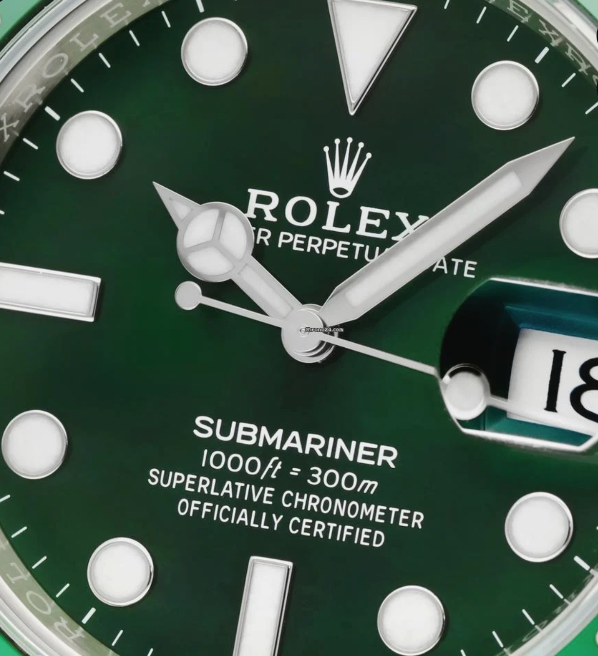 all green Rolex GMT master